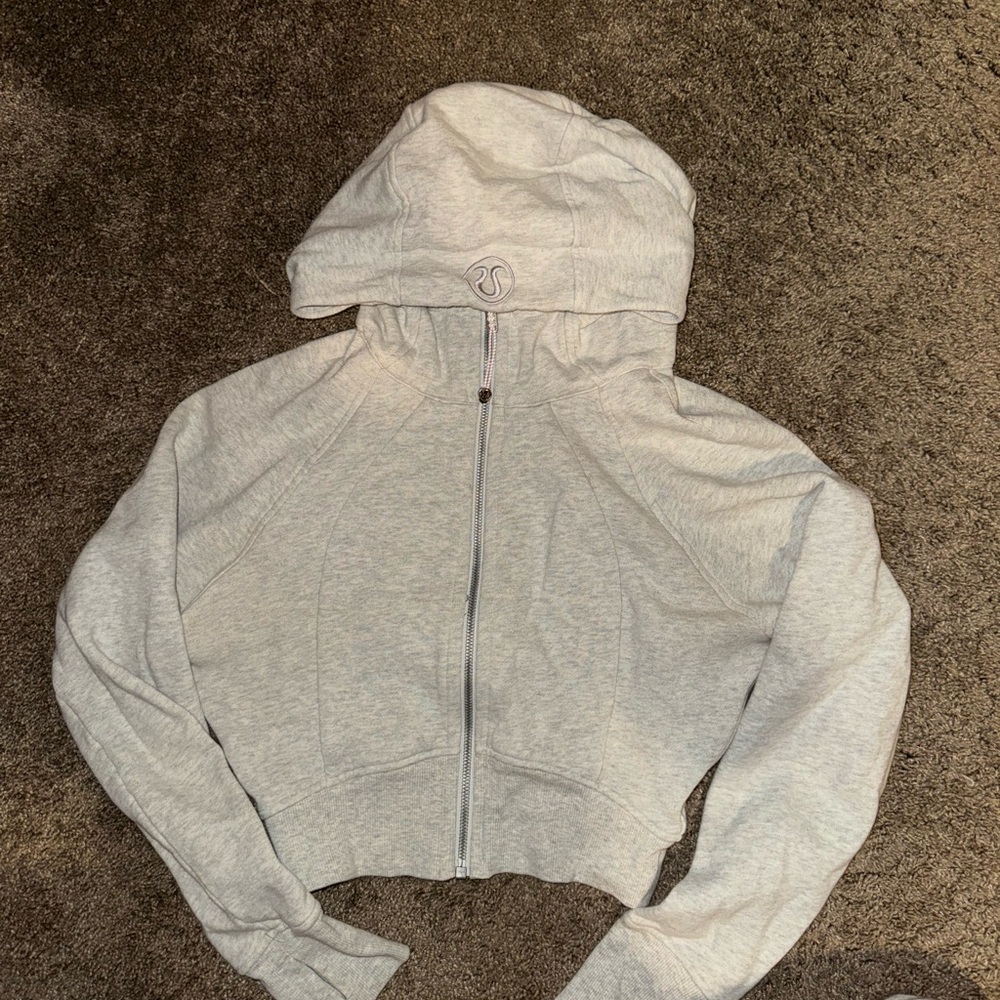 Lululemon cropped scuba hoodie